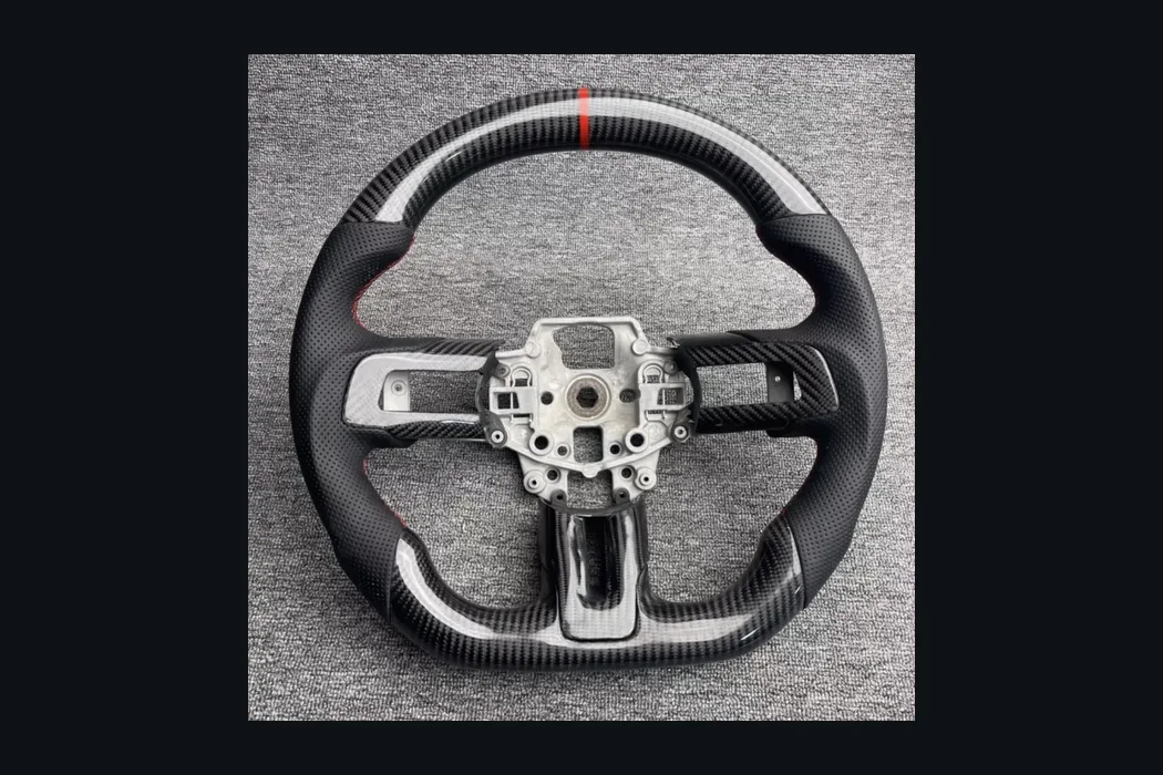 Ford 12 O'Clock Carbon Fiber Steering Wheel — Custom Steering Wheel