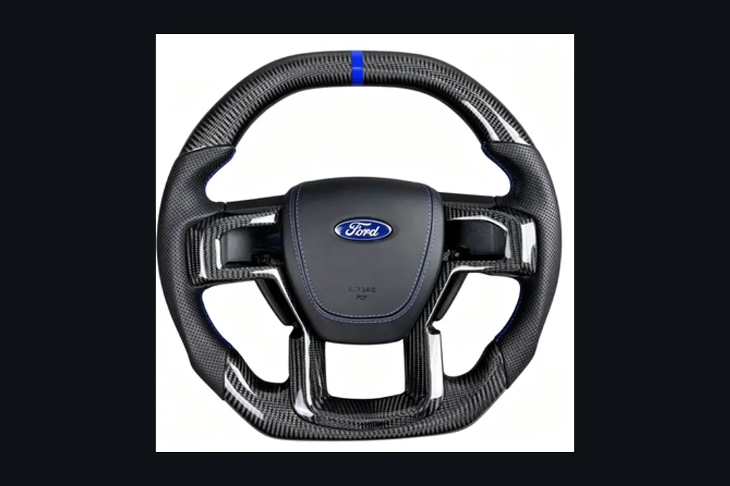 Ford Raptor Flat-Bottom Carbon Fiber Wheel — Custom Steering Wheel