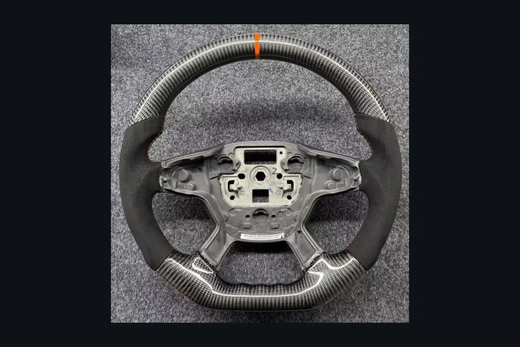 Ford Focus Flat-Bottom Carbon Fiber Wheel